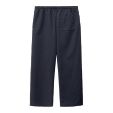 画像2: Los Angeles Apparel Poly Cotton Wide Leg Prisoner Pants - Navy (2)