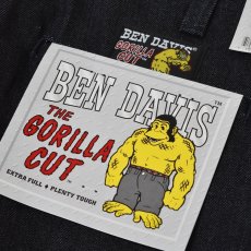 画像3: Ben Davis Gorilla Cut Pants - Black Denim (3)