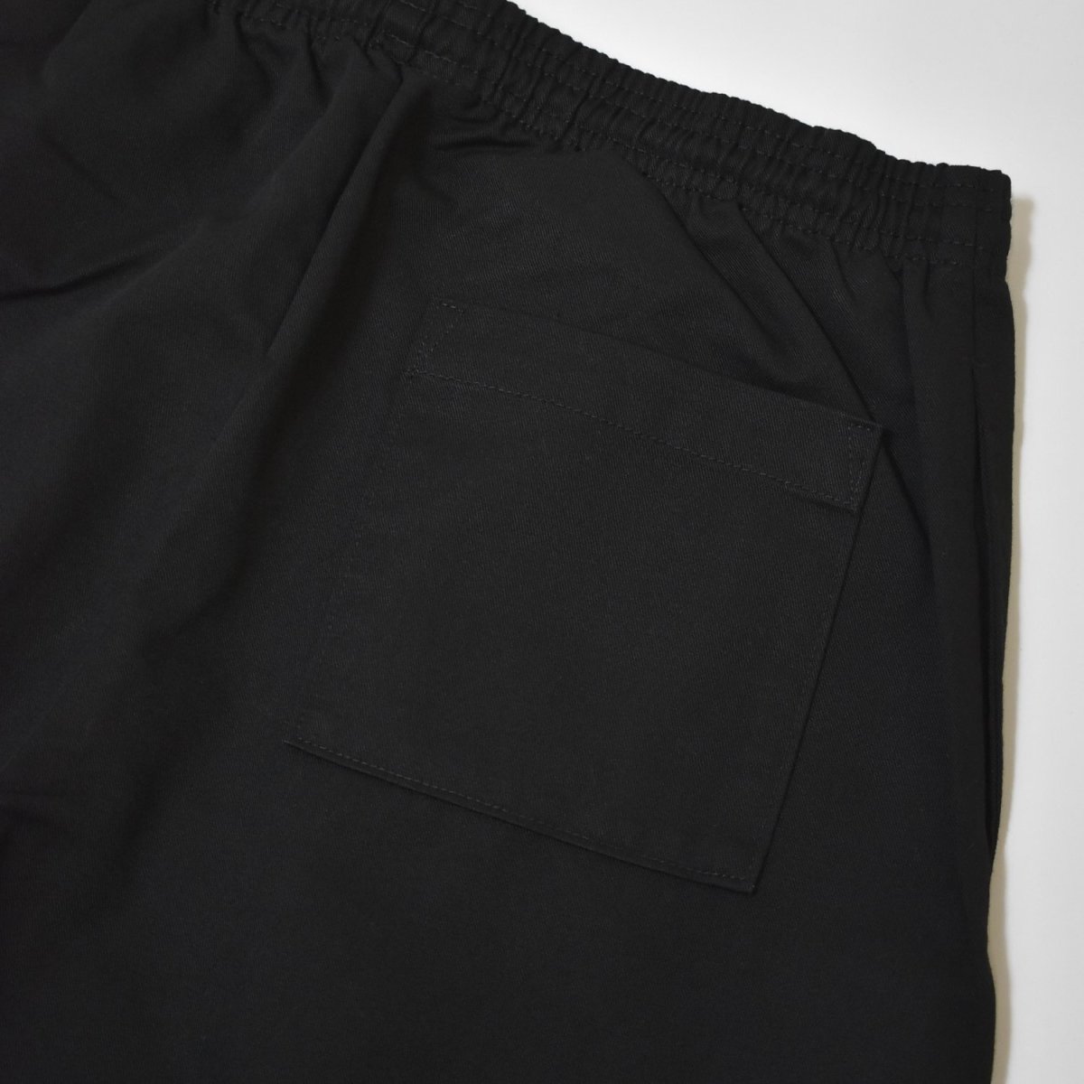 画像4: Los Angeles Apparel Poly Cotton Wide Leg Prisoner Pants - Black (4)