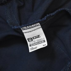 画像5: Los Angeles Apparel Poly Cotton Wide Leg Prisoner Pants - Navy (5)
