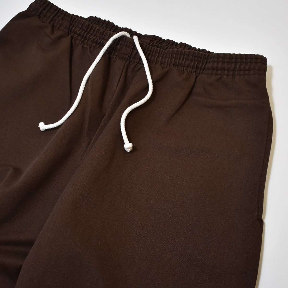 画像3: Los Angeles Apparel Poly Cotton Wide Leg Prisoner Pants - Brown (3)