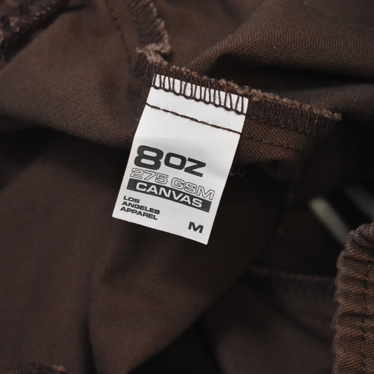 画像5: Los Angeles Apparel Poly Cotton Wide Leg Prisoner Pants - Brown (5)