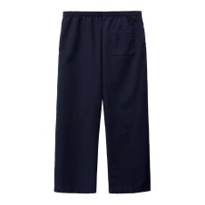 画像2: Los Angeles Apparel Poly Cotton Wide Leg Prisoner Pants - Navy (2)