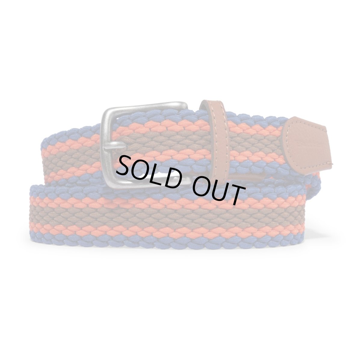画像1: Butter Goods Braided Belt - Navy (1)