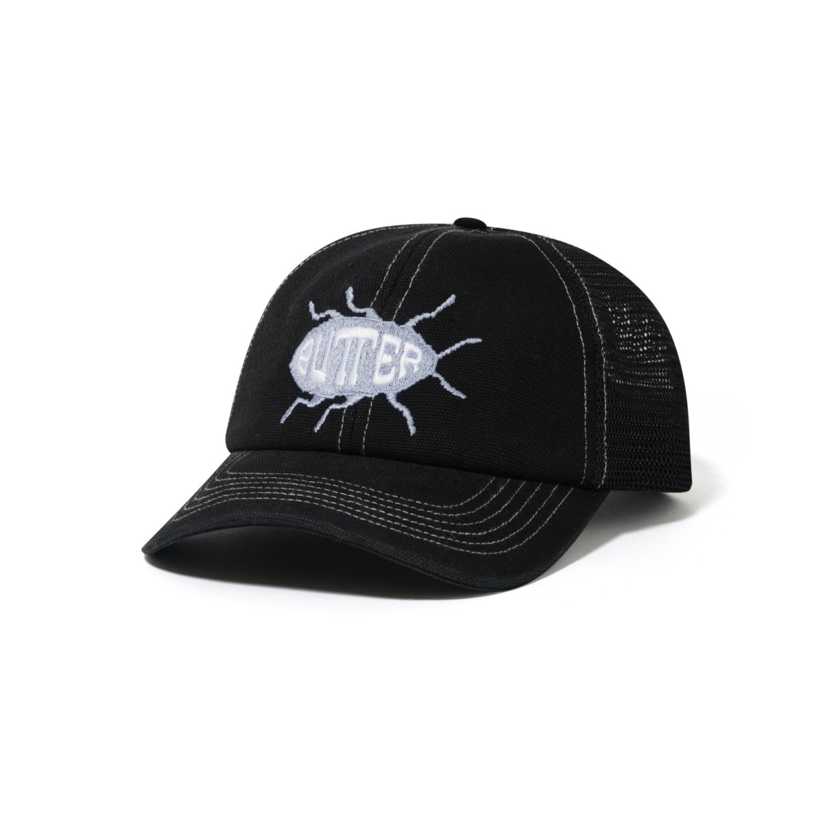 画像1: Butter Goods Roach Trucker Cap - Black (1)