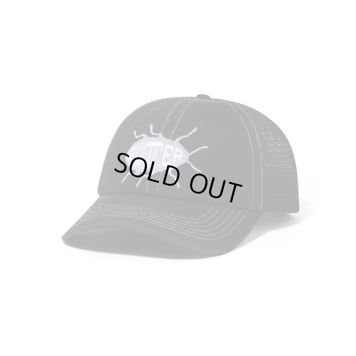 画像1: Butter Goods Roach Trucker Cap - Black (1)