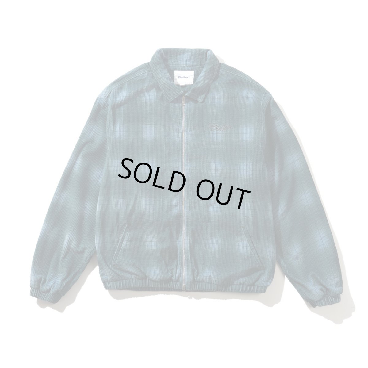 画像1: Butter Goods Jive Cord Jacket - Blue Plaid (1)