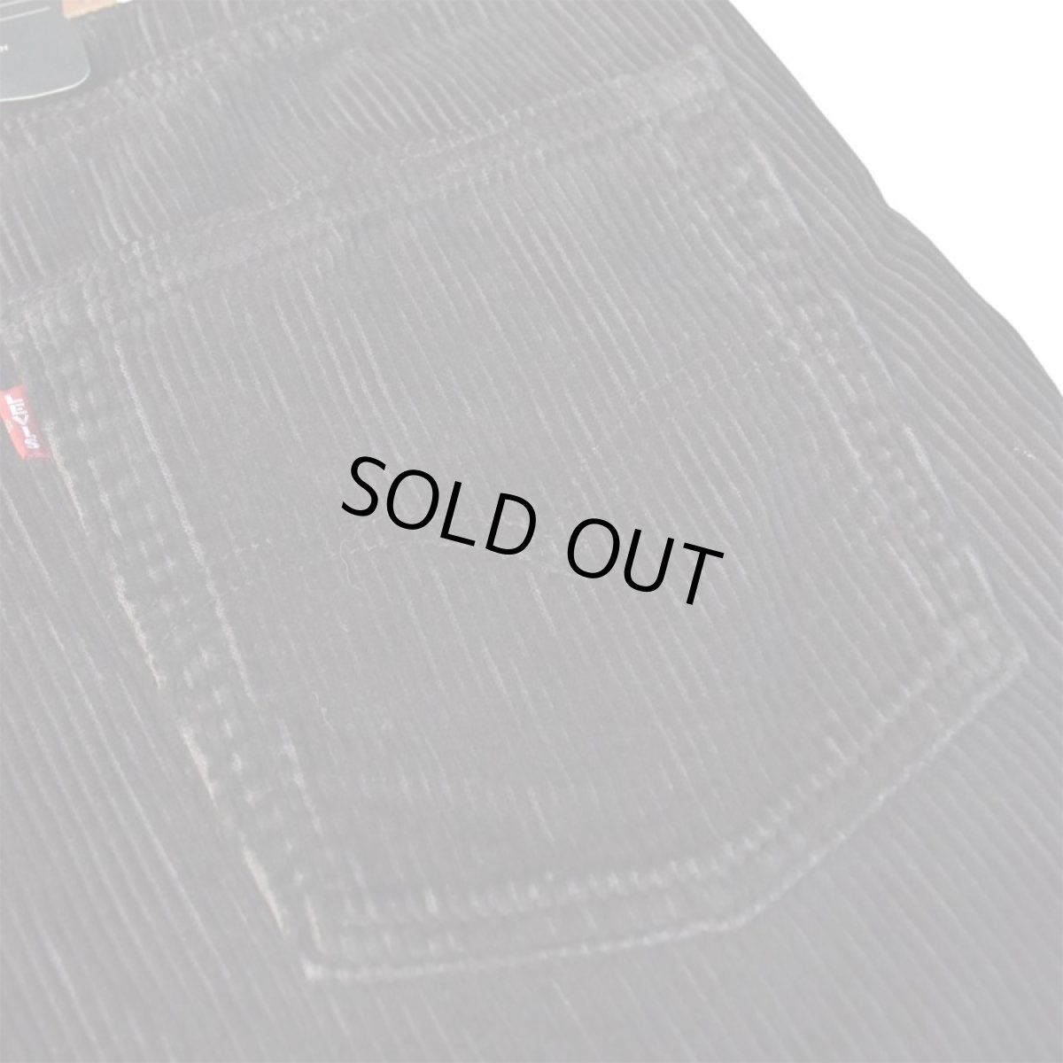 画像6: Levi's 578-0043 Baggy Corduroy Pants - Black (6)