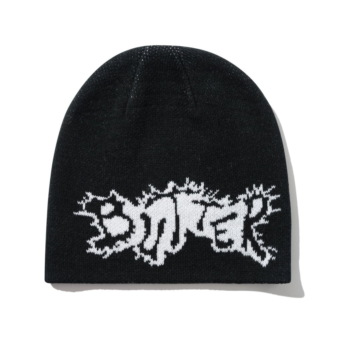 画像1: Butter Goods Eruption Skully Beanie - Black (1)