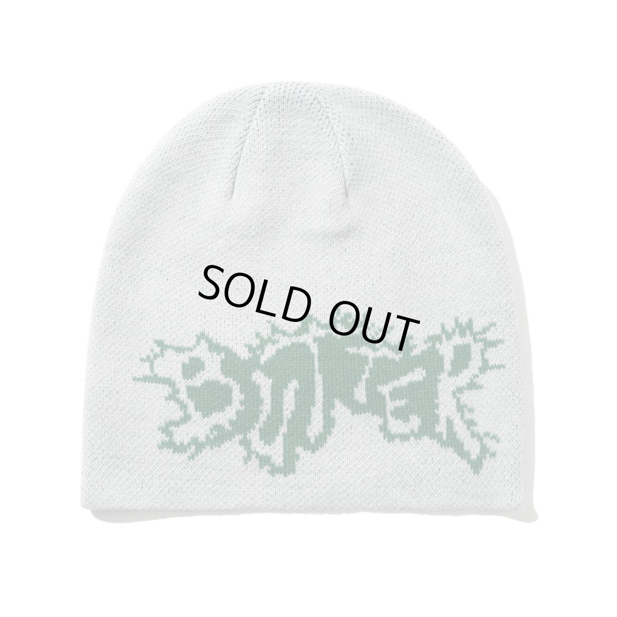 画像1: Butter Goods Eruption Skully Beanie - Grey (1)