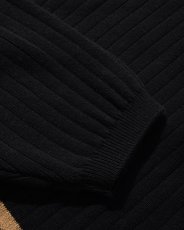 画像3: Butter Goods Crest Knit Sweater - Black (3)