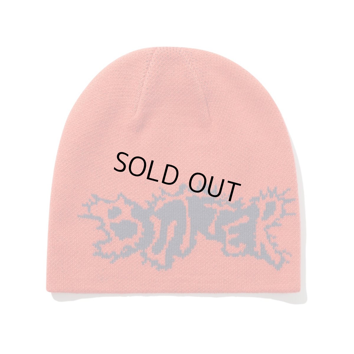 画像1: Butter Goods Eruption Skully Beanie - Red (1)