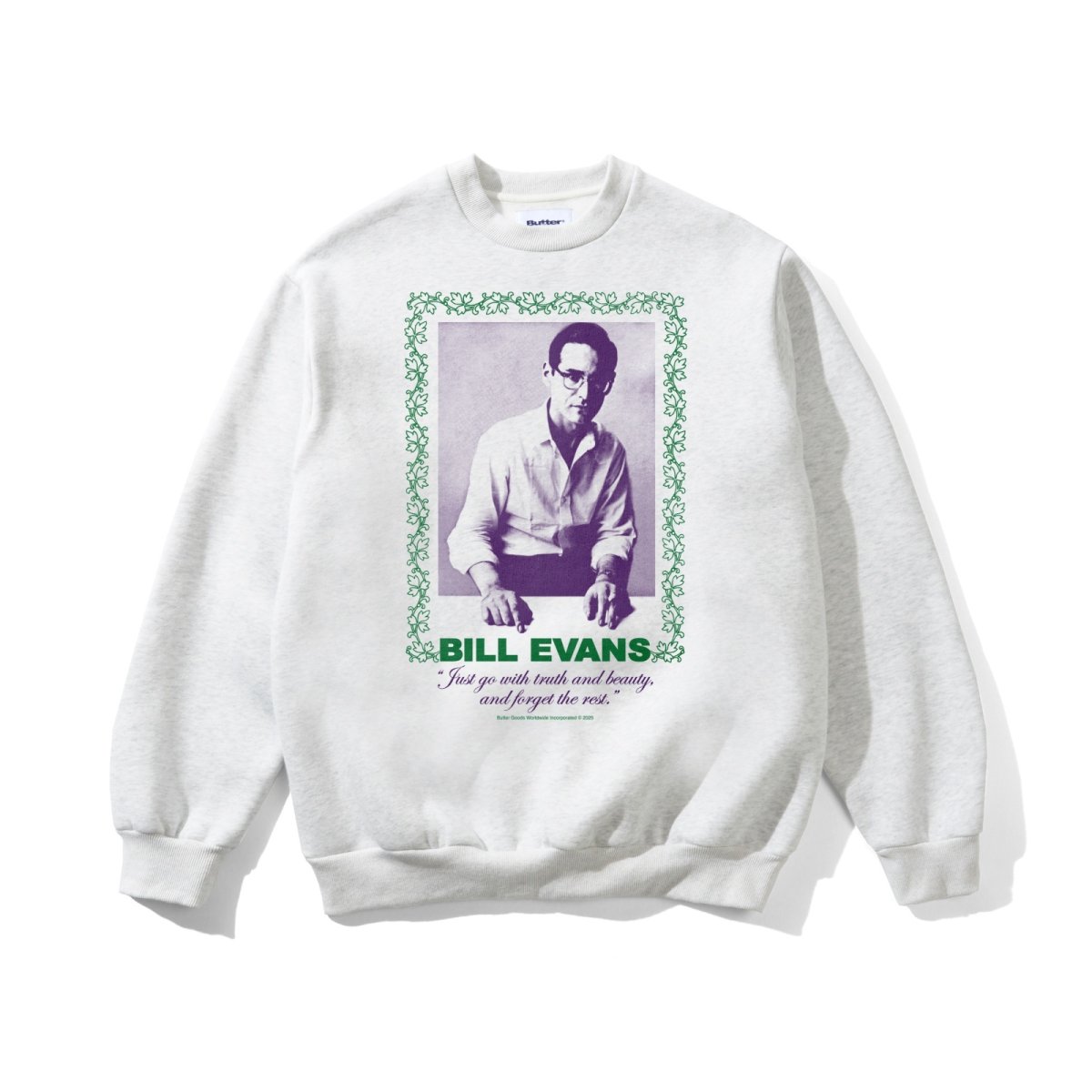 画像1: Butter Goods Truth and Beauty Crewneck - Ash (1)