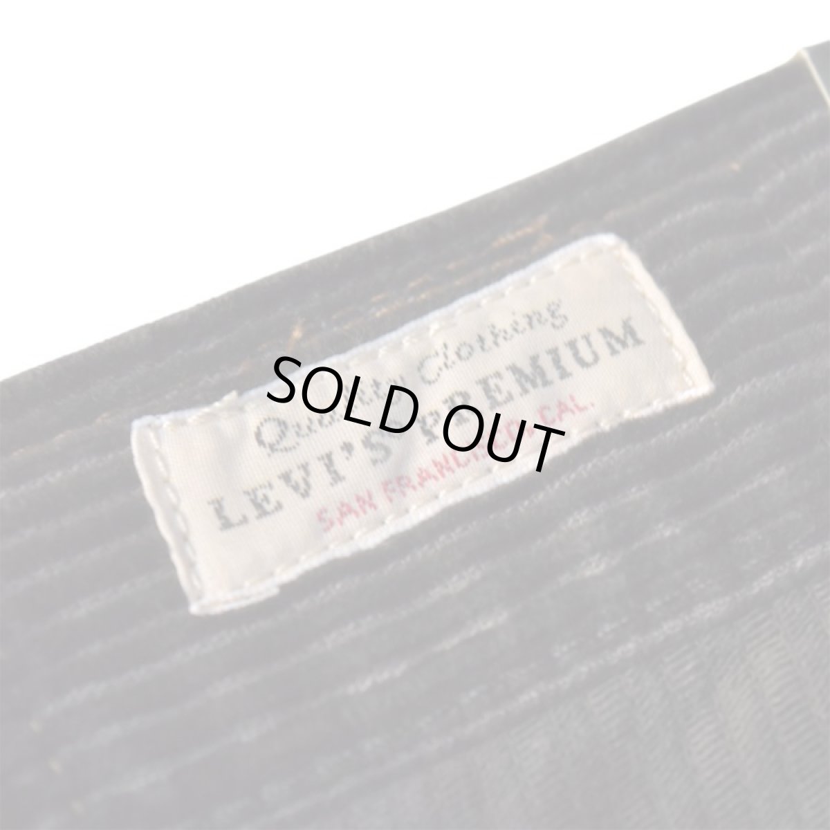 画像4: Levi's 578-0043 Baggy Corduroy Pants - Black (4)