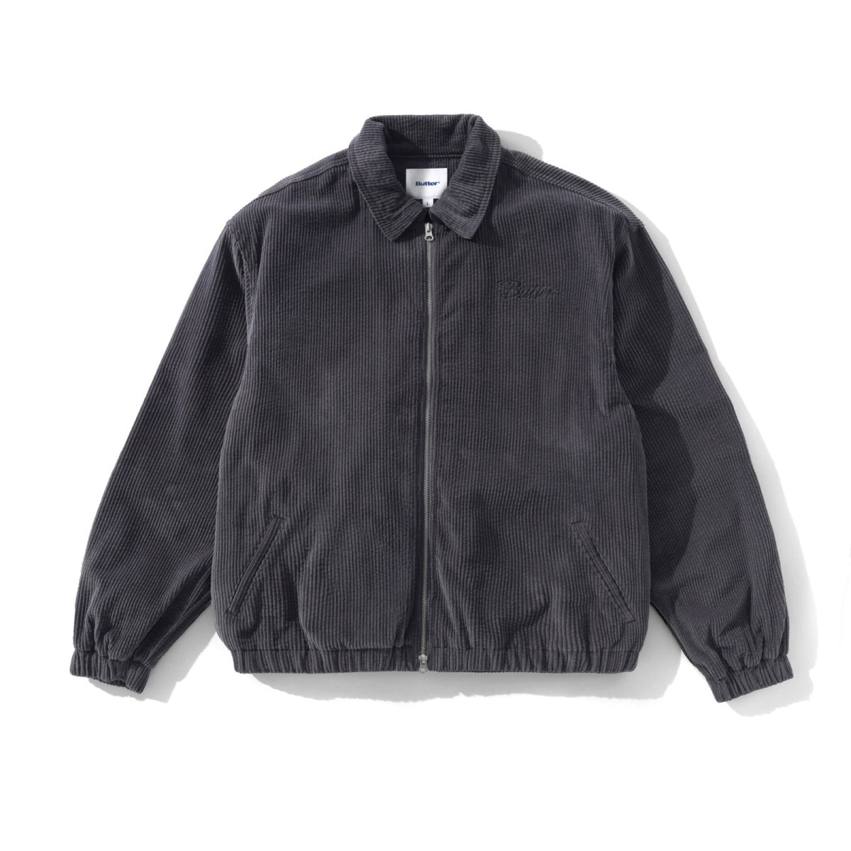 画像1: Butter Goods Jive Cord Jacket - Charcoal (1)