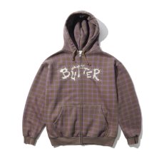 画像1: Butter Goods Eruption Zip-Thru Hood - Plaid (1)