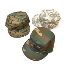 画像1: Rothco Adjustable Camo Fatigue Cap (1)