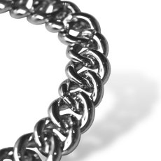 画像2: Cuban Link Chain Bracelet - Silver (2)