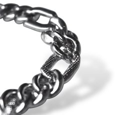 画像2: Figaro Chain Bracelet - Silver (2)