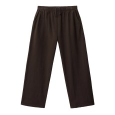 画像1: Los Angeles Apparel 8.5oz Heavy Jersey Wide Garment Dyed Casual Pants - Chocolate (1)