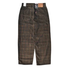 画像2: Levi's 578-0033 Baggy Plaid Corduroy Pants- Brown (2)