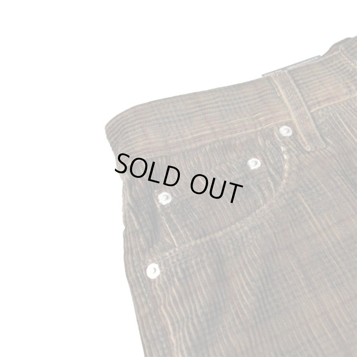 画像3: Levi's 578-0033 Baggy Plaid Corduroy Pants - Brown (3)