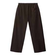 画像2: Los Angeles Apparel 8.5oz Heavy Jersey Wide Garment Dyed Casual Pants - Chocolate (2)