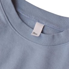 画像2: Los Angeles Apparel Long Sleeve Garment Dye French Terry Pullover - Clear Blue (2)
