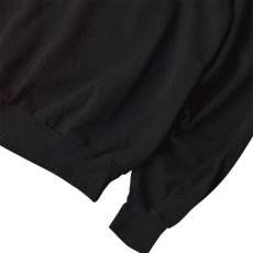 画像3: Los Angeles Apparel Long Sleeve Garment Dye French Terry Pullover - Black (3)