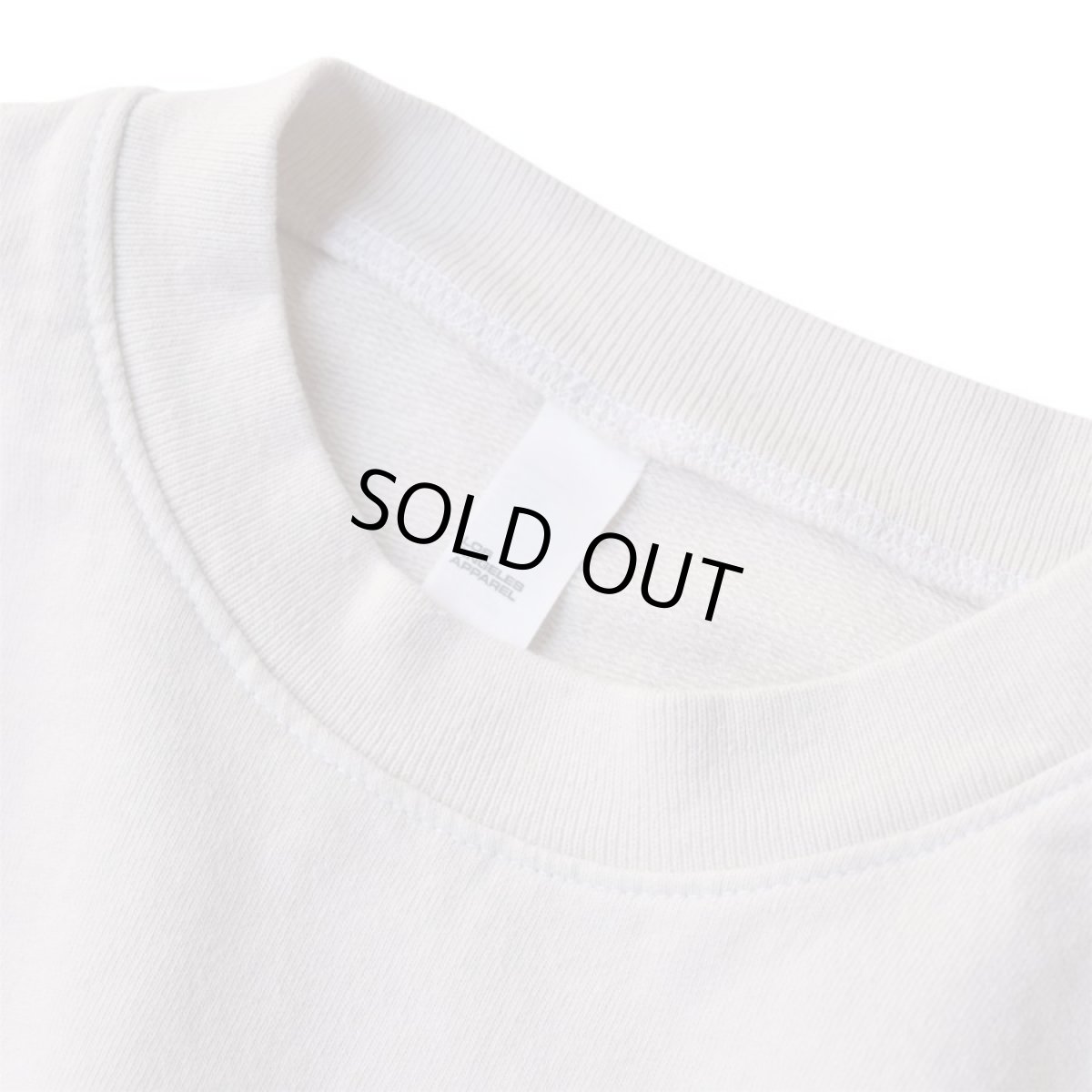 画像2: Los Angeles Apparel L/S Garment Dye French Terry Pullover - Cement (2)