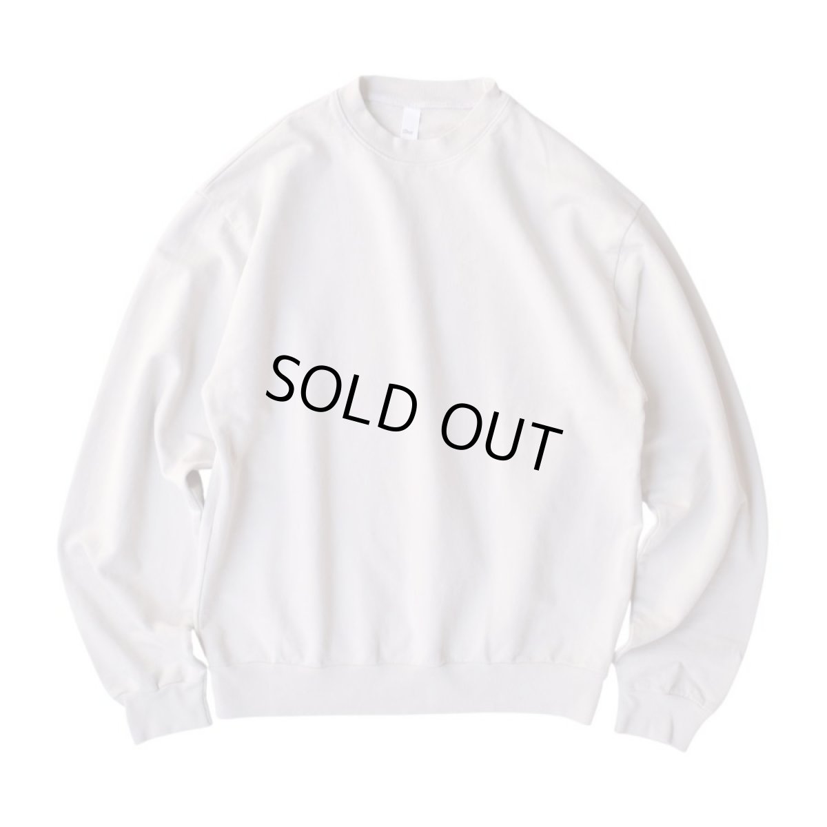 画像1: Los Angeles Apparel L/S Garment Dye French Terry Pullover - Cement (1)