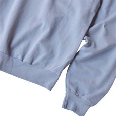 画像3: Los Angeles Apparel Long Sleeve Garment Dye French Terry Pullover - Clear Blue (3)
