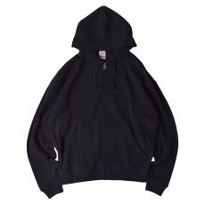 画像1: Made Blanks Snow Day Thermal Zip Hoodie - Black (1)