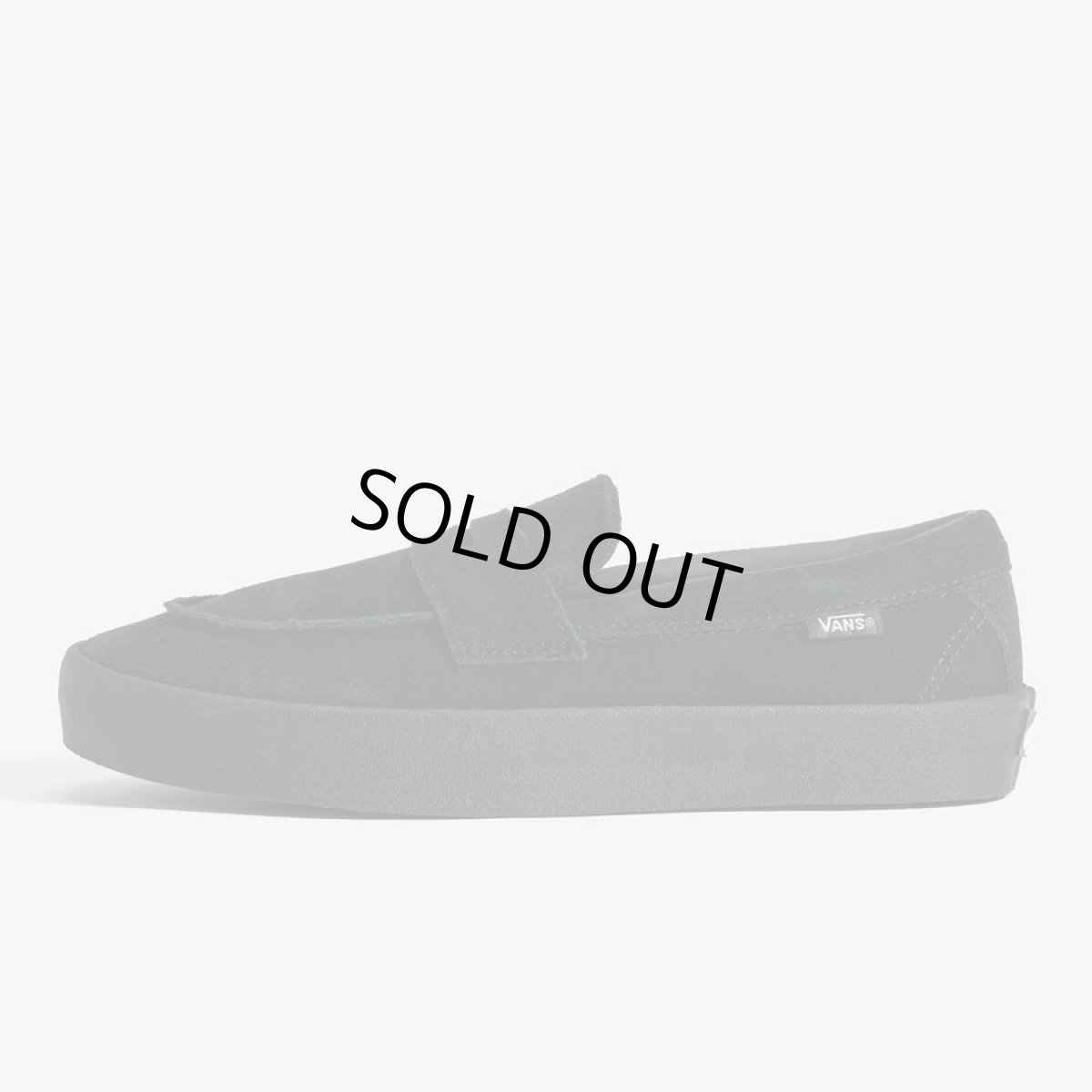 画像1: Vans Skate Loafer Suede - Black x Black (1)