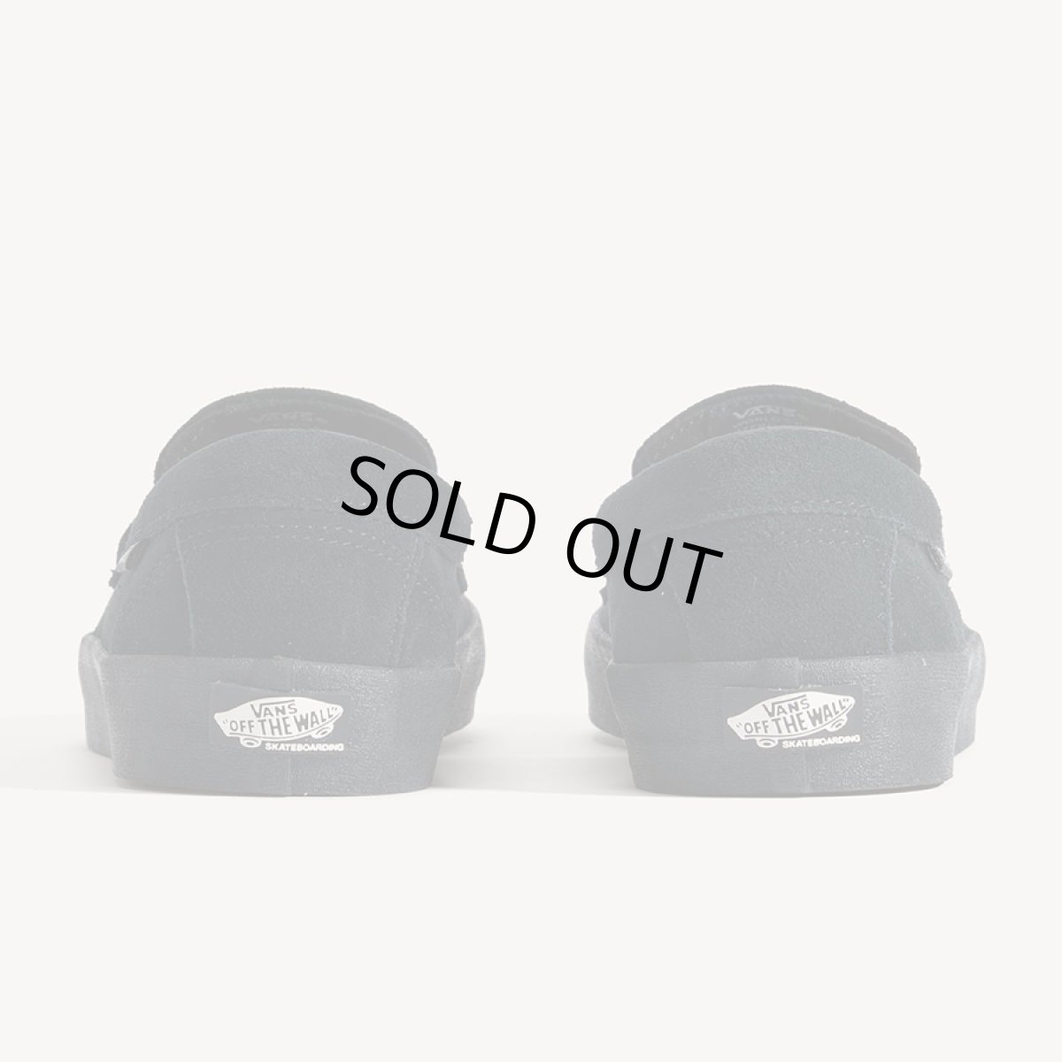 画像4: Vans Skate Loafer Suede - Black x Black (4)