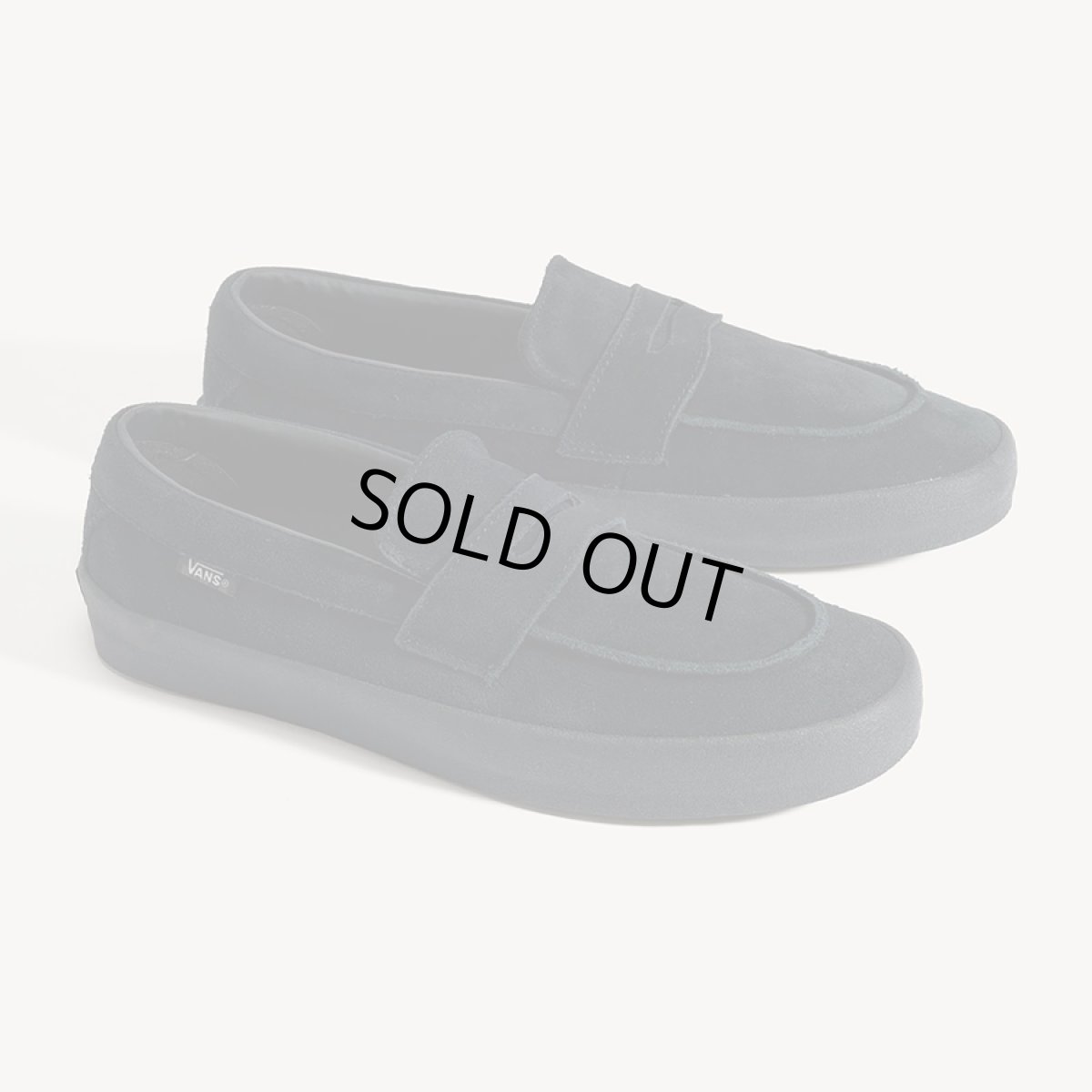 画像2: Vans Skate Loafer Suede - Black x Black (2)