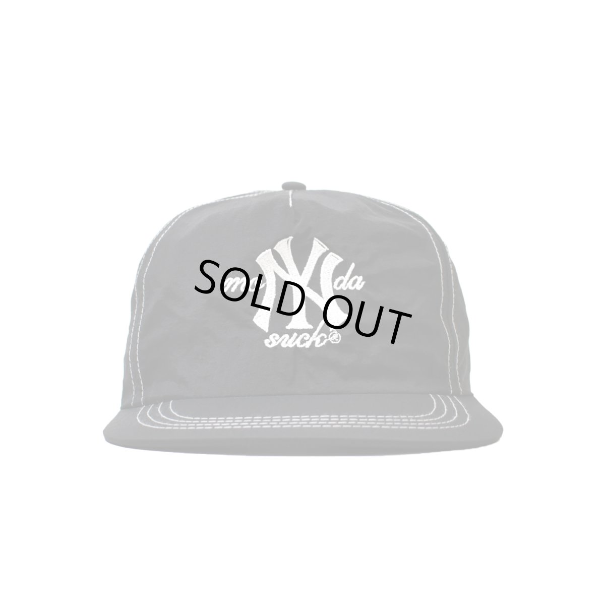 画像1: Mondaysuck Nylon NYC Hat - Black (1)