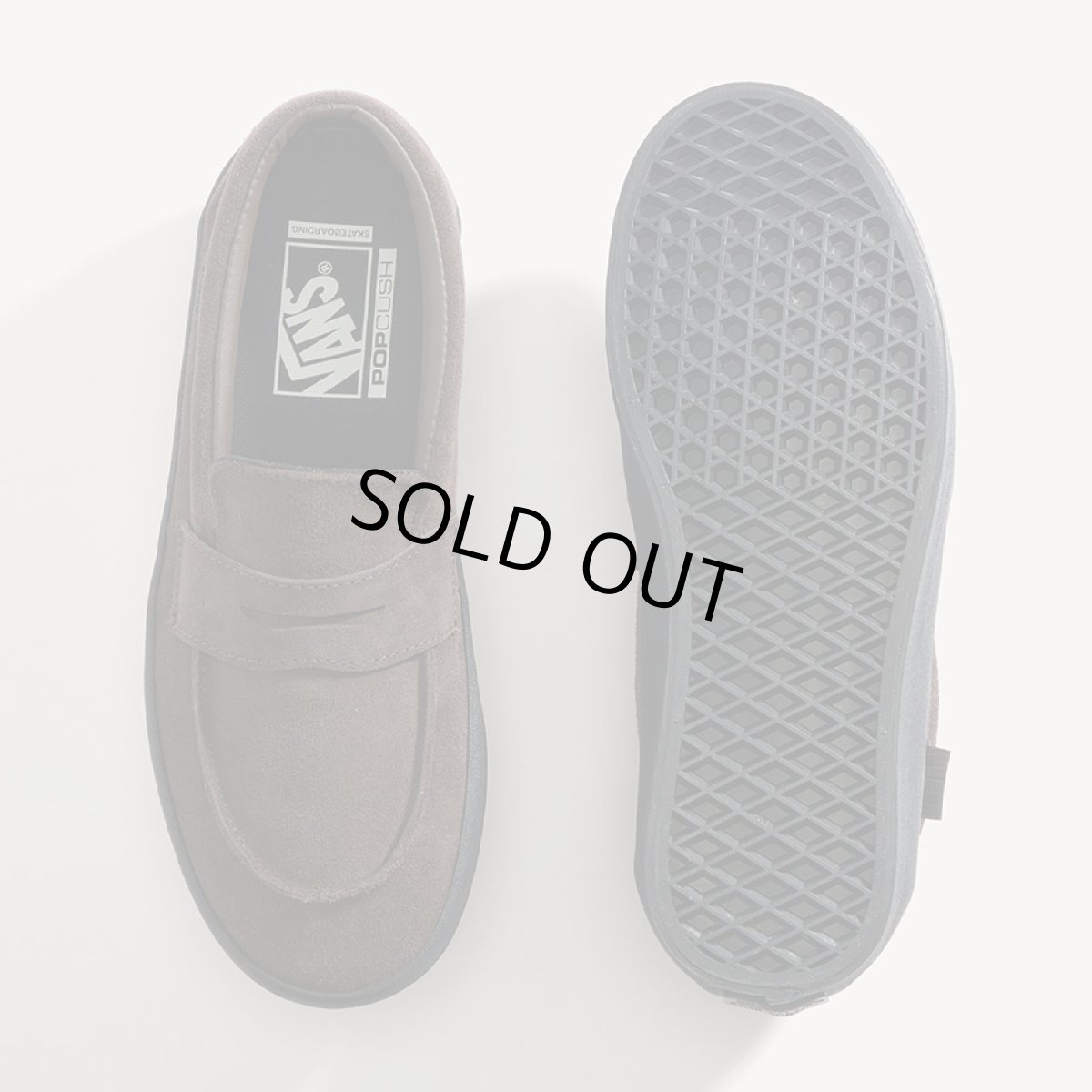 画像4: Vans Skate Loafer Suede - Brown x Black (4)