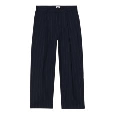 画像1: OBEY Dean Stripe Pleated Pants - Navy (1)