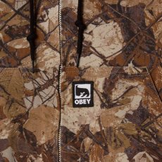 画像3: OBEY Glen Zip Up Jacket - Fence Camo (3)