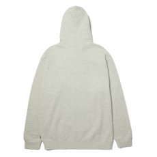画像2: HUF All Caps Full Zip Hoodie - Ash (2)