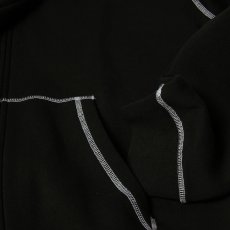 画像3: HUF Stretch Full Zip Hoodie - Black (3)