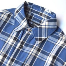 画像3: Shaka Wear Plaid Flannel Overshirts - Blue (3)