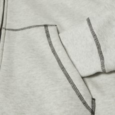画像4: HUF Stretch Full Zip Hoodie - Ash (4)
