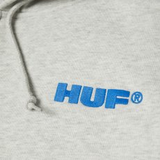 画像3: HUF All Caps Full Zip Hoodie - Ash (3)