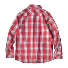 画像2: Shaka Wear Plaid Flannel Overshirts - Red (2)