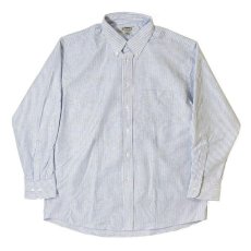 画像1: Edwards Easy Care L/S Oxford Shirts - Blue Stripe (1)