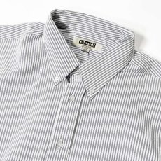 画像2: Edwards Easy Care L/S Oxford Shirts - Grey Stripe (2)
