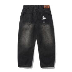 画像1: Butter Goods x Peanuts Spike Denim Jeans - Faded Black (1)
