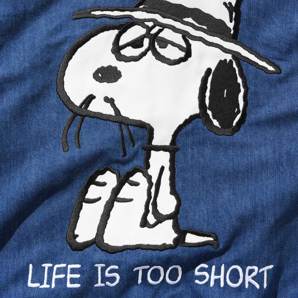 画像5: Butter Goods x Peanuts Spike Jacket - Distressed Indigo (5)